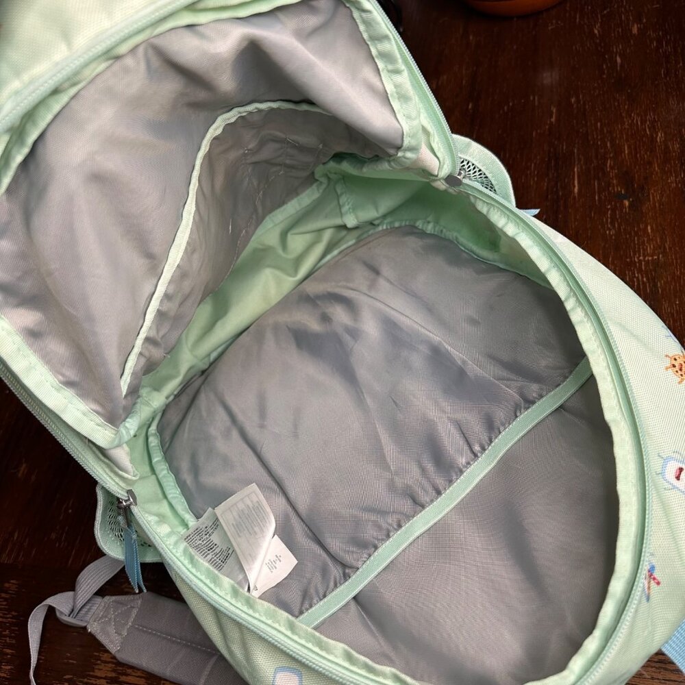 Unhinged By Jansport Mint Backpack With Milk & Cookies Print Adjustable Straps - Picture 10 of 14